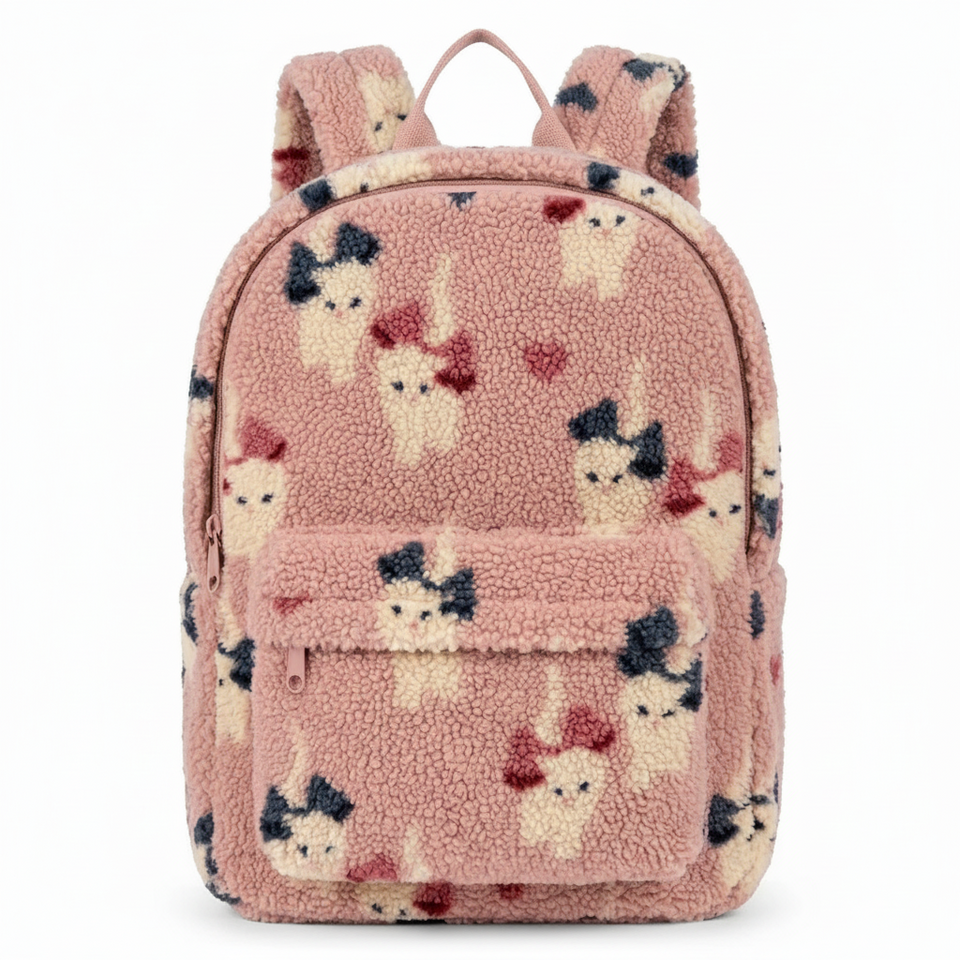 FluffyGo – Süß & Trendig – Teddy-Rucksack