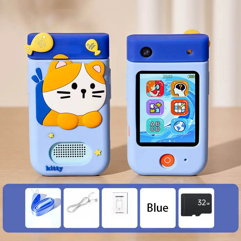 KiddoPhone – Lernreich & interaktiv – Kinder-Smartphone mit Kamera und Spielen