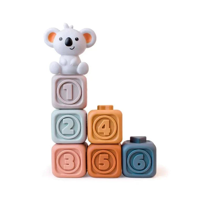 Koala Cubes™ - Tandvenligt tårn - Bidelegetøj