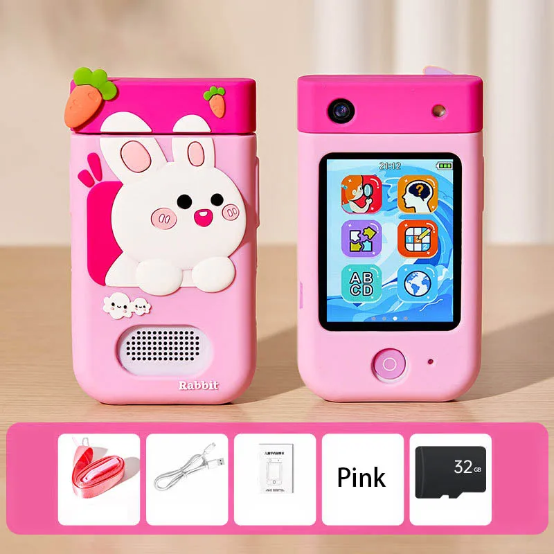 KiddoPhone – Lernreich & interaktiv – Kinder-Smartphone mit Kamera und Spielen