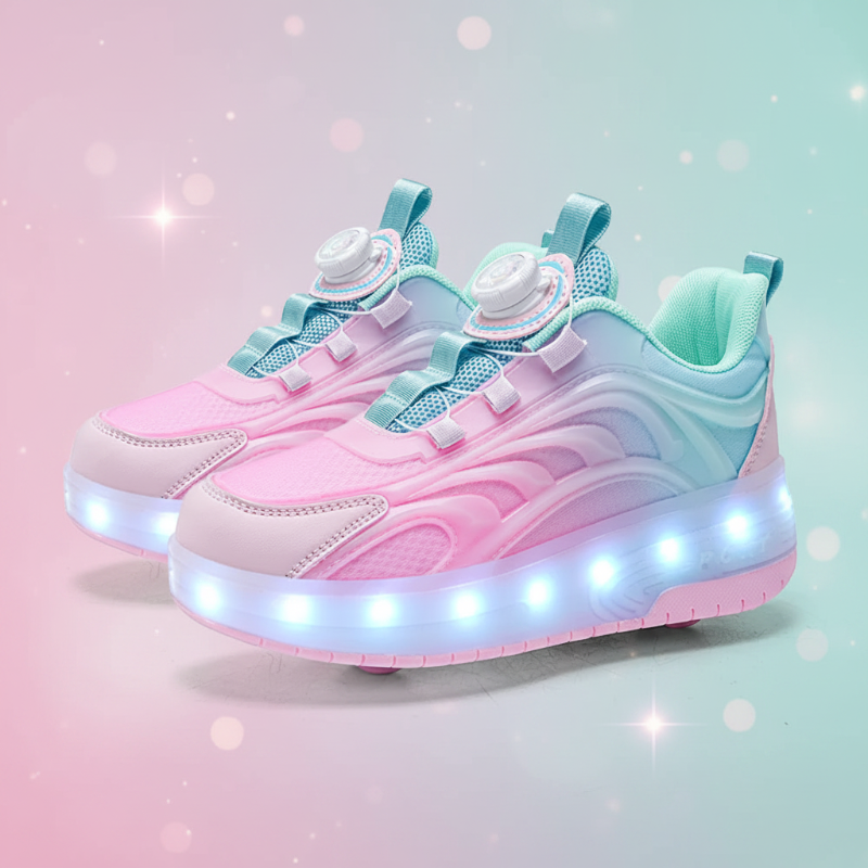 Light-Up Skate Shoes – LED & Komfortabel – Leuchtende Rollschuhe