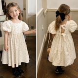 LittleTwinkle – Weich & bequem – Kinderkleid mit doppelten Schleifen
