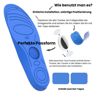 SafeSteps – Seelenfrieden für unterwegs - Airtag Einlegesohle
