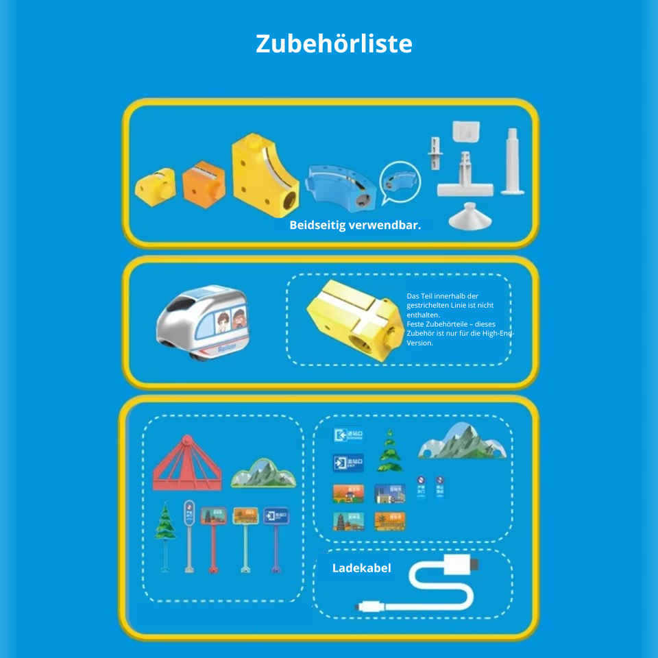 MagniTrack – Kreativ & Elektrisch – Anti-Schwerkraft-Elektrozug