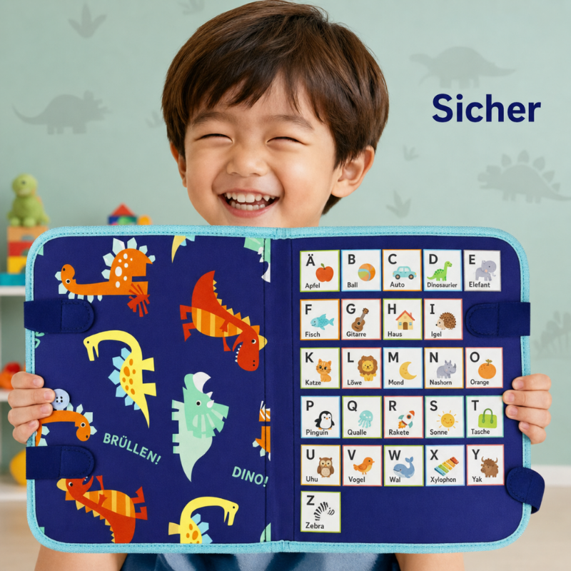 7-in-1 Busy Board – Motorik & Lernen – Aktivitäten-Tafel