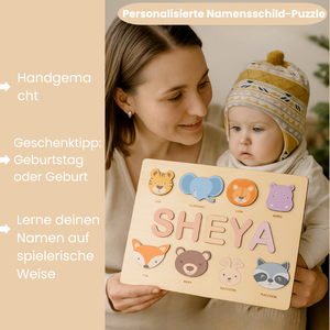Woods™ - Genieße ein Puzzle mit deinem eigenen Namen! - Personalisiertes Puzzle