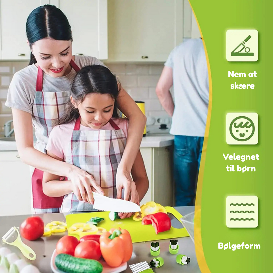 Junior Chef Set™ - Sikker skæring - legetøjskøkken