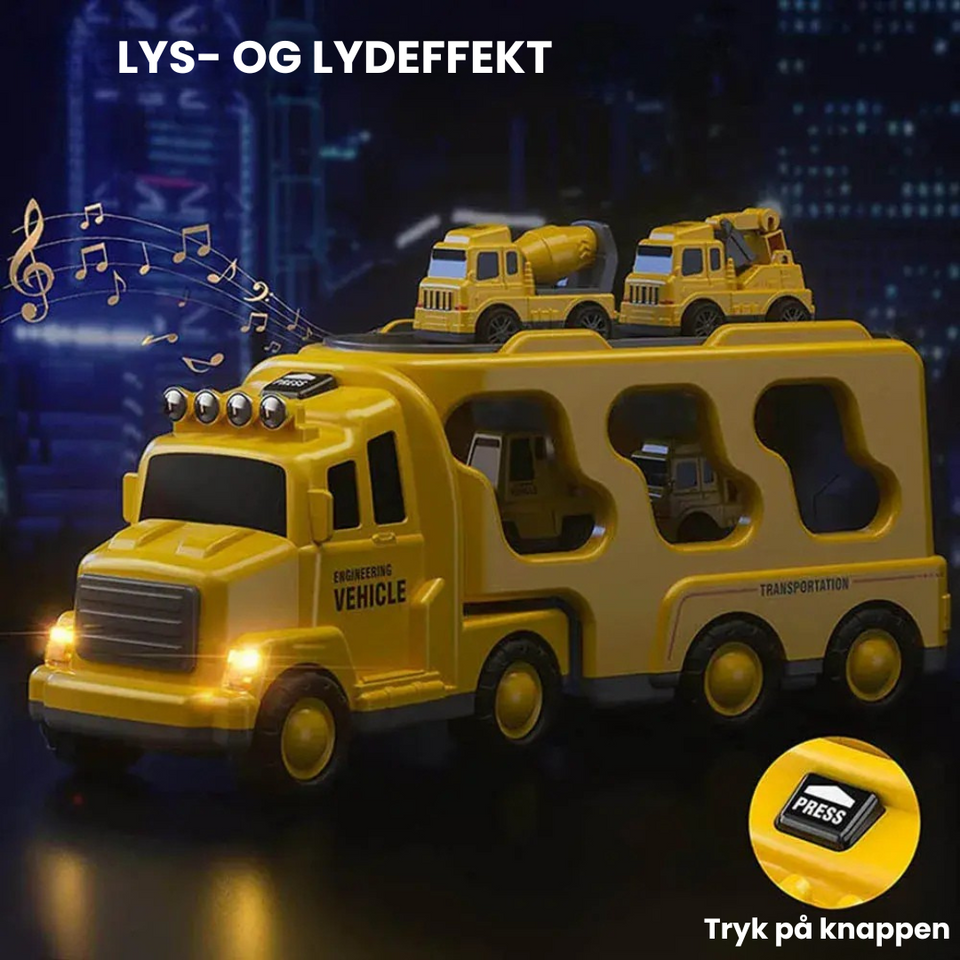 Magic Car City - godsvogn med lys og musik