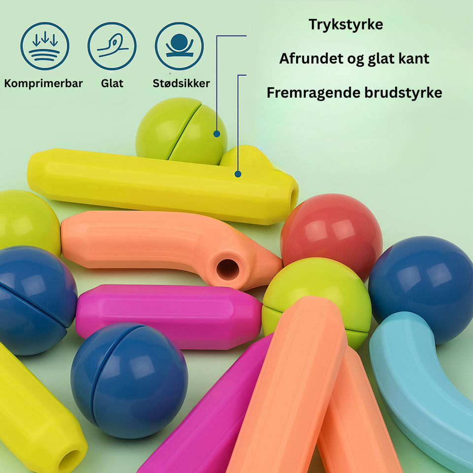 Magnet toys™ - Udvikling af kreativitet - Magnetiske pinde