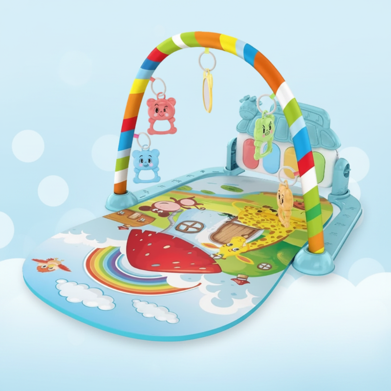 Musical Baby Play Gym – Farbenfroh & lehrreich – Baby-Gymnastikmatte