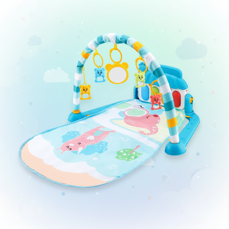 Musical Baby Play Gym – Farbenfroh & lehrreich – Baby-Gymnastikmatte
