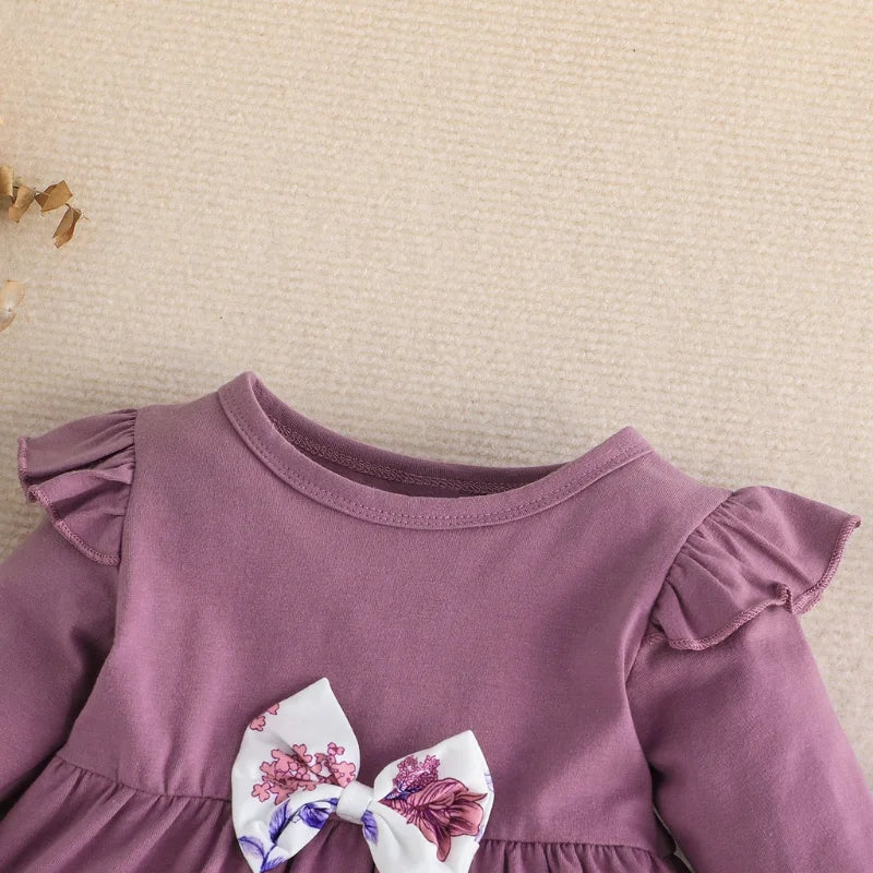 Mini Fashion™ - Mädchen Baby Outfit mit Schleife