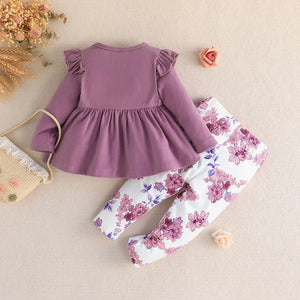 Mini Fashion™ - Mädchen Baby Outfit mit Schleife