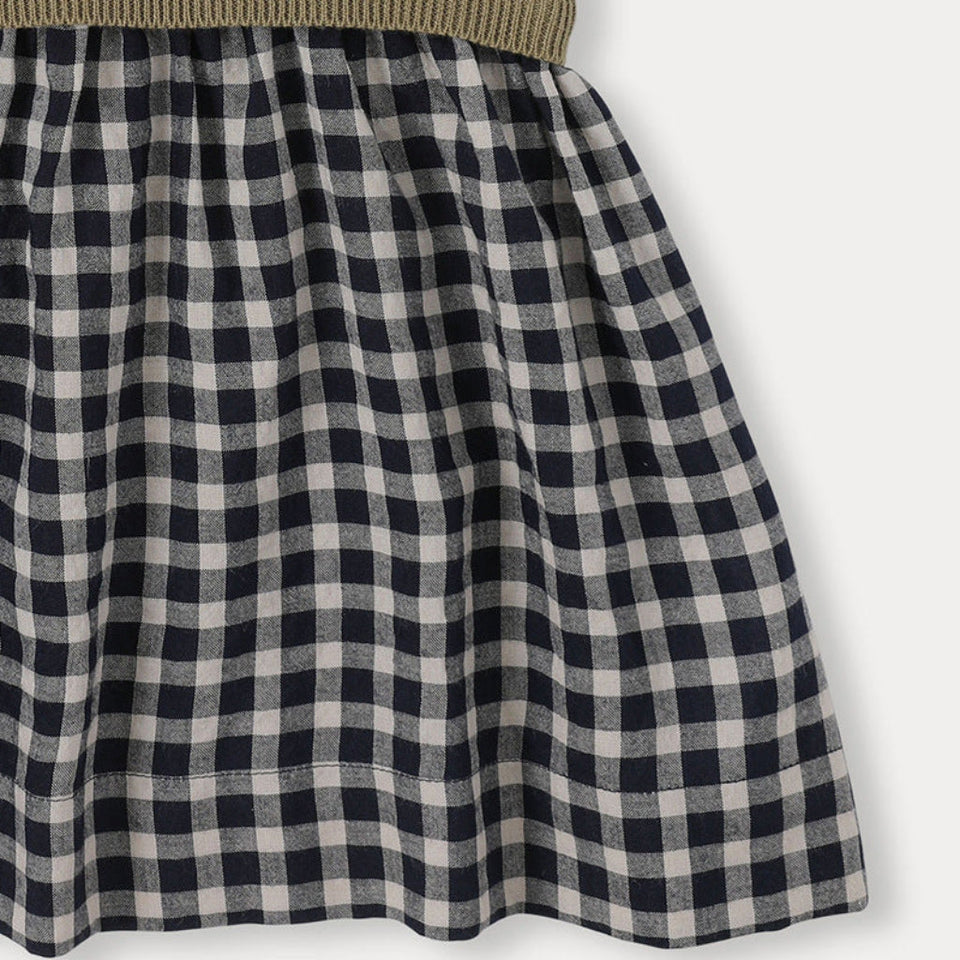 Plaid Patchwork Dress – Trendig & luftig – Kariertes Kleid