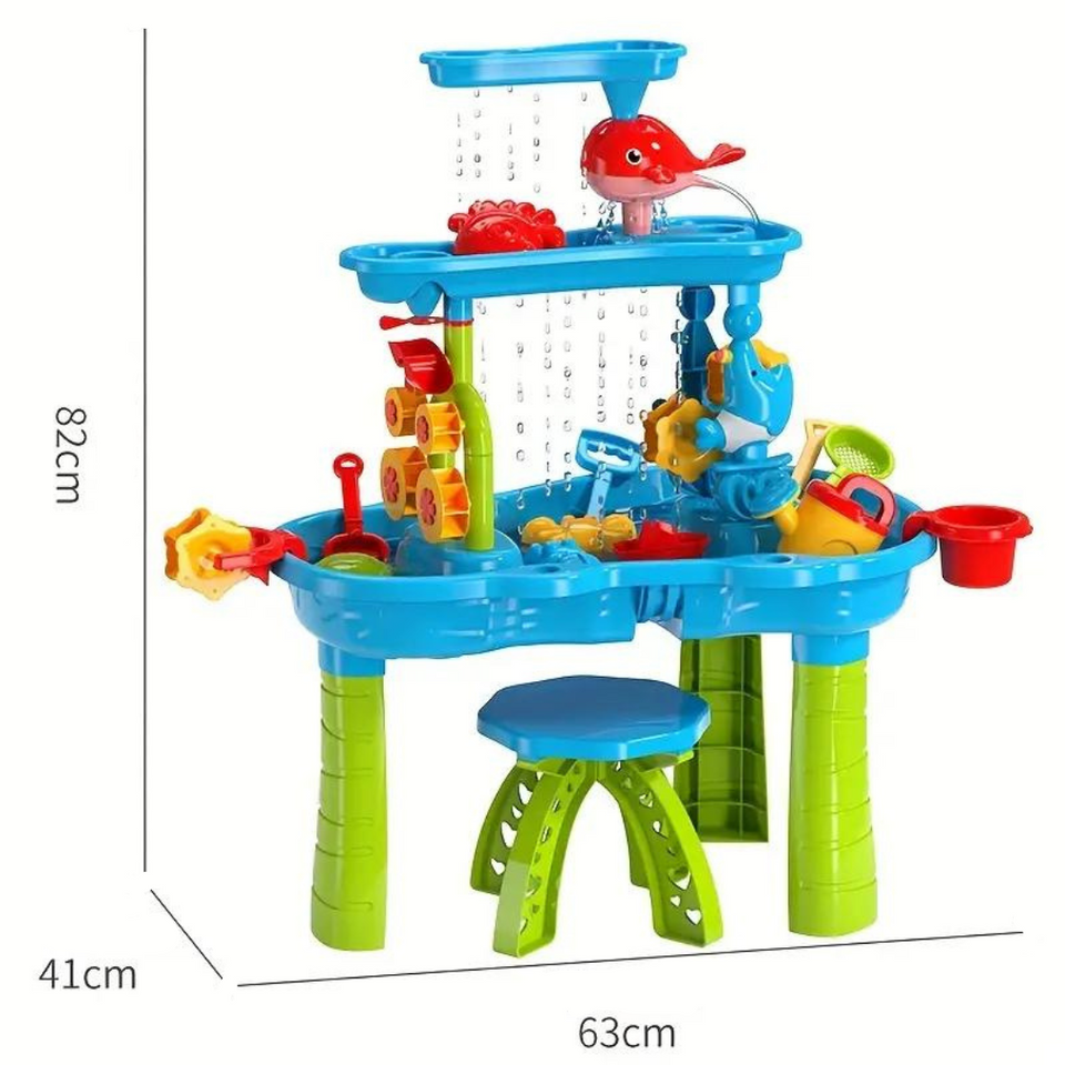 AquaPlay – Sommerspaß und Entdeckungen – 3-lagiger Sand- und Wasserspieltisch