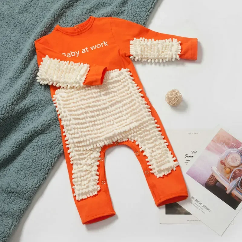 TinyCleaner – Weich & praktisch – Baby-Strampler zum Krabbeln und Spielen