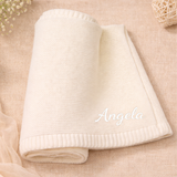 Personalized Baby Blanket – Weich & Einzigartig – Personalisierte, bestickte Baumwolldecke