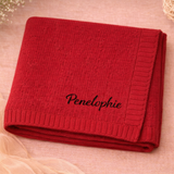 Personalized Baby Blanket – Weich & Einzigartig – Personalisierte, bestickte Baumwolldecke