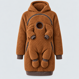 MamaHug – Warm & praktisch – 2-in-1-Trage-Hoodie für Mama und Baby