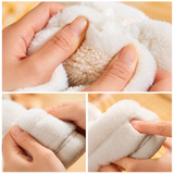 BunnyToes – Weich & warm – Plüsch-Hasenpantoffeln