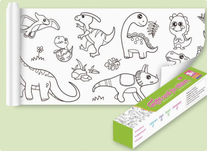 ColoringPaper™ - Slip kreativiteten løs! - XXL Farvelægningspapir