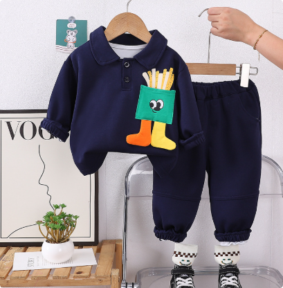 Mini Fashion™ - Niedliche Pommes - Zweiteiliges Outfit