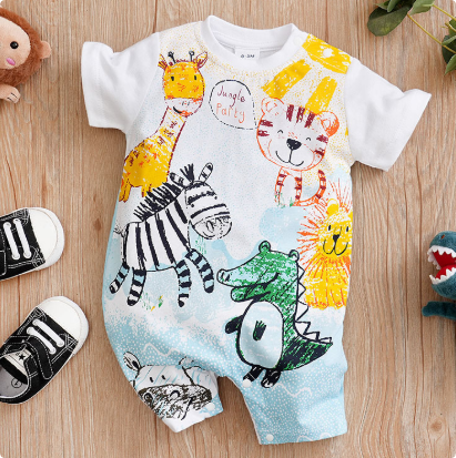 Mini Fashion™ - Komfort für jede Nacht - Kurzärmeliger Pyjama-Body