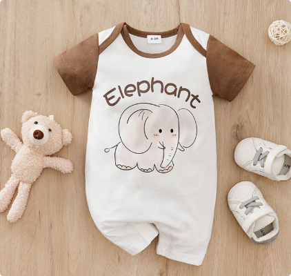 Mini Fashion™ - Komfort für jede Nacht - Kurzärmeliger Pyjama-Body