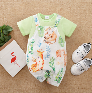Mini Fashion™ - Komfort für jede Nacht - Kurzärmeliger Pyjama-Body