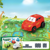 Car Track™ - Byg, leg og opdag - sæt med legetøjsbiler