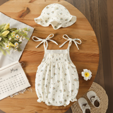 LittleBlossom – Sommerlich, bequem und stilvoll – Baby-Sling-Body mit Hut