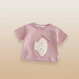 LittlePatch – Cartoon & Spaß  – Kinder-T-Shirt mit Cartoon-Aufnähern