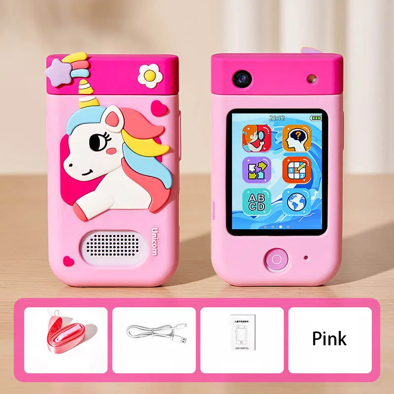 KiddoPhone – Lernreich & interaktiv – Kinder-Smartphone mit Kamera und Spielen