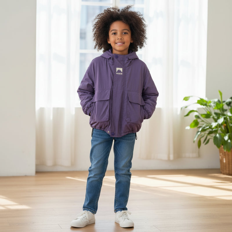 LiloWear – Winddicht & wasserabweisend – Kinderwindjacke mit Kapuze