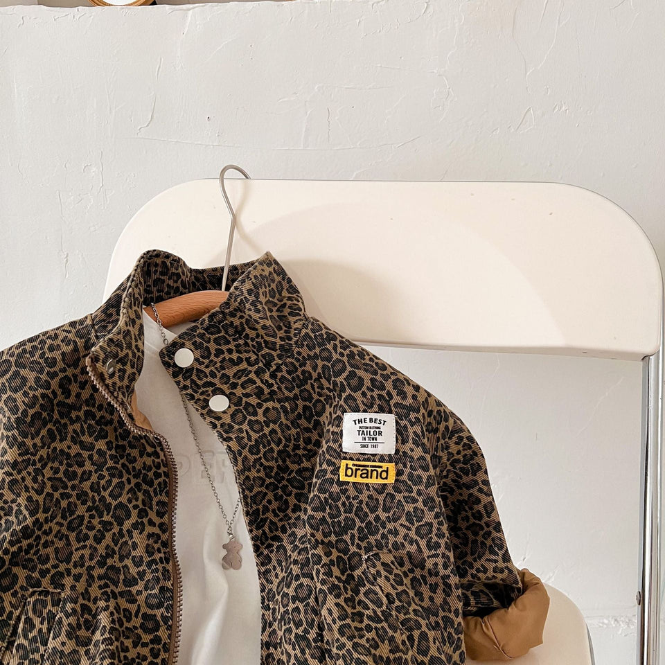Mini Fashion – Robust og behagelig – Leopardprint jakke