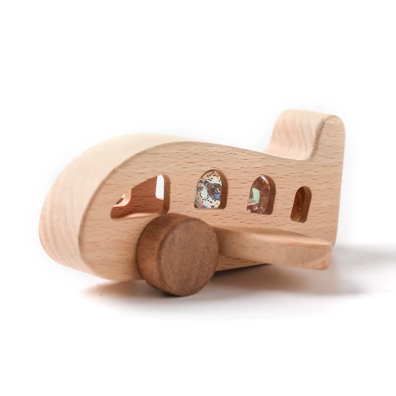 Woods™ - Förderung von Kreativität und Motorik - Montessori-Holzspielzeug für Flugzeuge