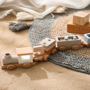 HappyTrain – Montessori & Fun – Holzeisenbahnset