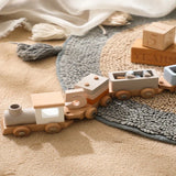 HappyTrain – Montessori & Fun – Holzeisenbahnset