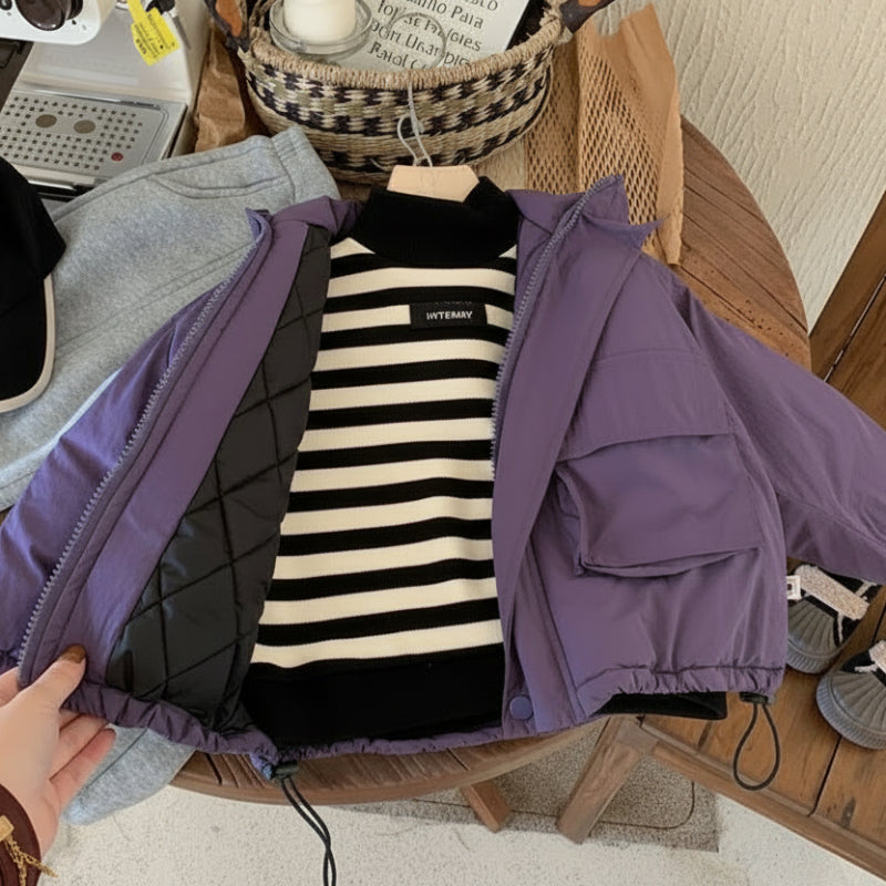 LiloWear – Winddicht & wasserabweisend – Kinderwindjacke mit Kapuze