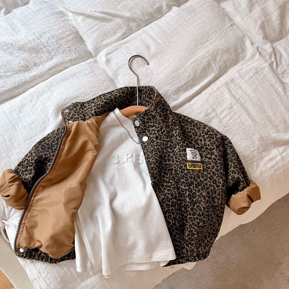 Mini Fashion – Robust og behagelig – Leopardprint jakke
