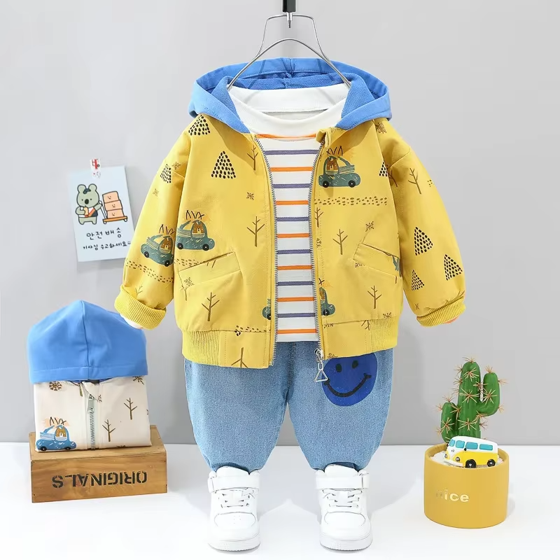 Mini Fashion™ - Kleinkind & Abenteuer - 3-teiliges Bekleidungsset