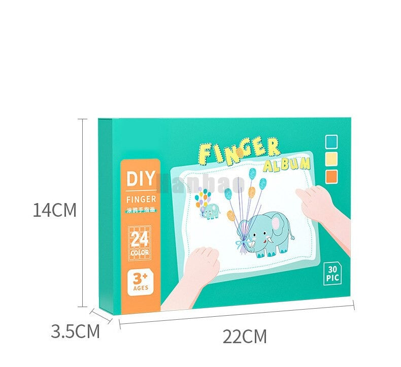 Finger Album™ - Unbeschwertes kreatives Spiel - Fingerfarben