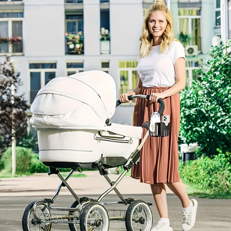 Addis – Immer griffbereit – Telefon- und Becherhalter für Kinderwagen