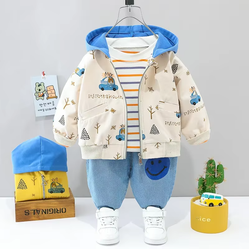 Mini Fashion™ - Kleinkind & Abenteuer - 3-teiliges Bekleidungsset