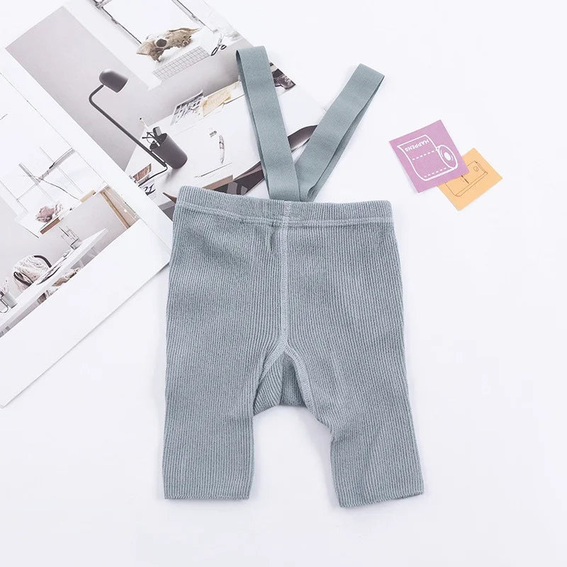 Mini Fashion™ - Praktische Schulterriemen - Kurze Latzhose