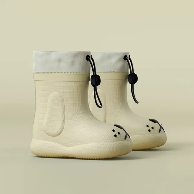 PuddlePaws Kids – Wasserdicht und verspielt - Woof Regenstiefel