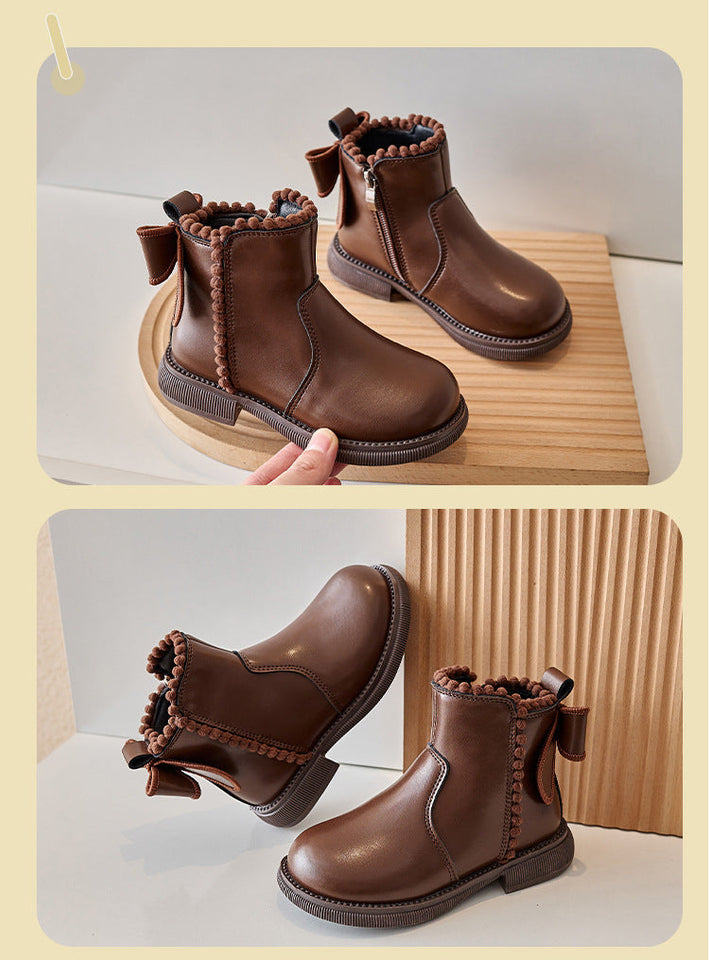 Mini Fashion – Komfort & Stil – Lederstiefeletten