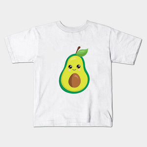 Mini Fashion™ - Familien-Parter-Look - Avocado T-Shirt Weiß