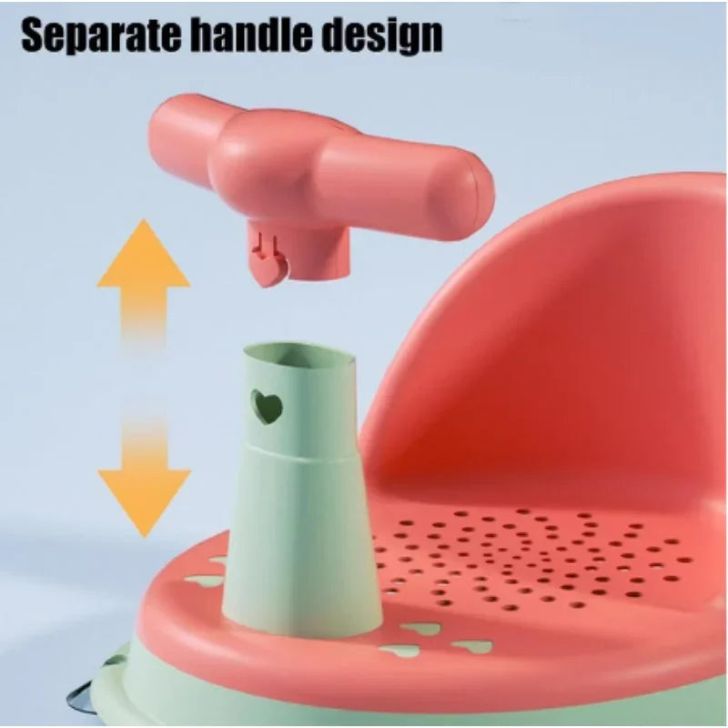 LumaLieve – Sicher & bequem – Ergonomischer Baby-Badestuhl