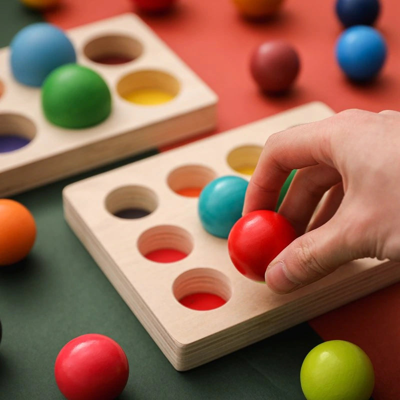 Woods™ - Rainbow Balls - Sorteringsspil